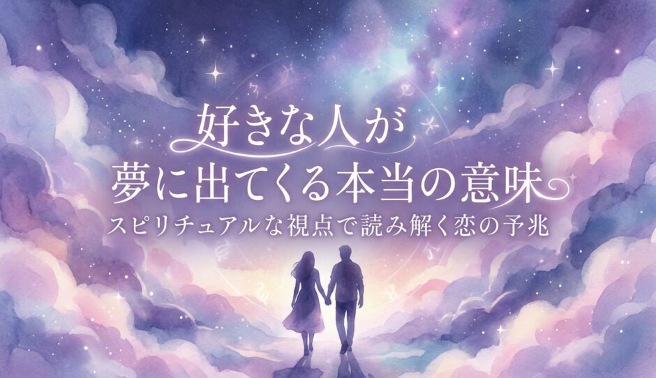 好きな人が夢に出てくる意味を解説｜夢の中で手を繋ぐカップルのイメージ画像