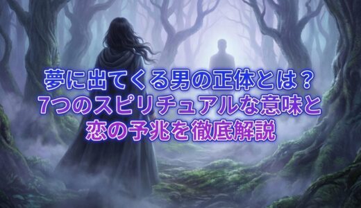 夢に出てくる男の正体とは？7つのスピリチュアルな意味と恋の予兆を徹底解説