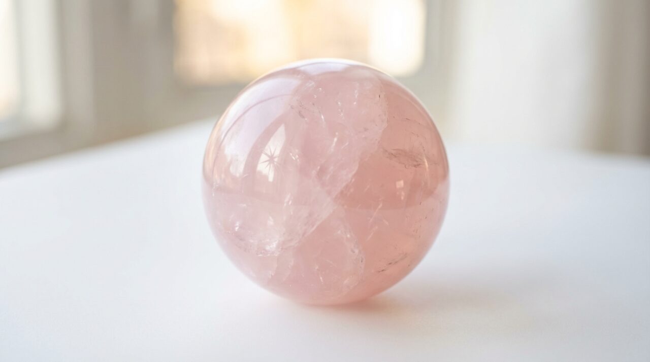ローズクオーツの美しい写真