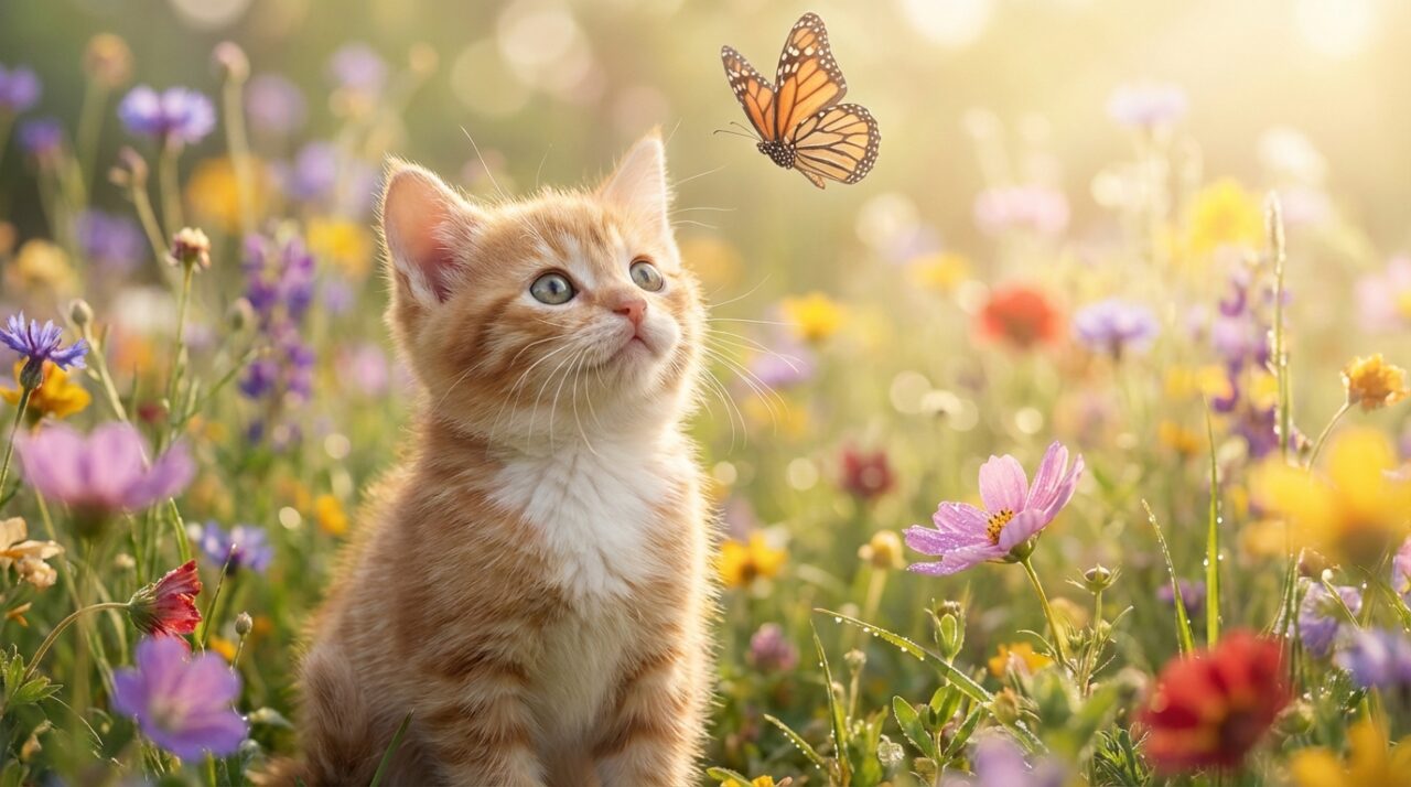 新たな可能性を象徴する愛らしい子猫